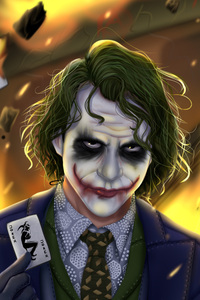 Joker Gotham Clown (480x854) Resolution Wallpaper