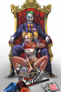 Joker Harley Quinn 4k Art