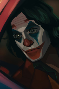 Joker In Car 4k