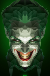 Joker Low Poly Art