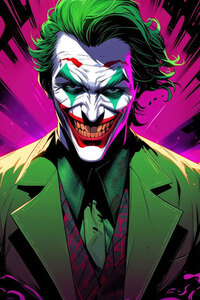 Joker Mad Man 4k (640x960) Resolution Wallpaper