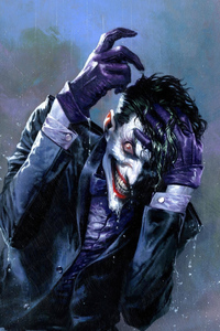 Joker Mad Smile (360x640) Resolution Wallpaper