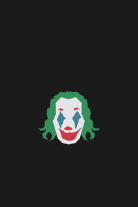 Joker Minimal Dark 5k (1280x2120) Resolution Wallpaper