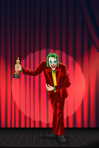 Joker Oscar Night (240x320) Resolution Wallpaper