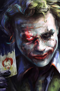 Joker Pennywise Card
