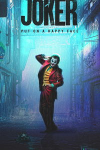 800x1280 Joker Put On A Happy Face Fanart