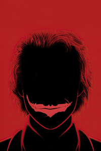 Joker Red (320x480) Resolution Wallpaper
