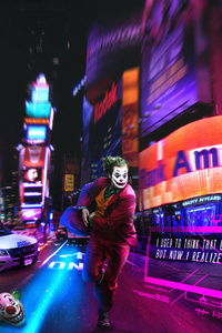 Joker Running Away