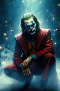 Joker Sitting Alone (320x480) Resolution Wallpaper
