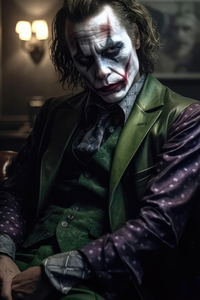 1440x2560 Joker Sitting Alone 4k