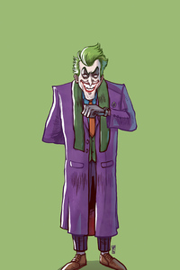 Joker Standing Minimal 4k