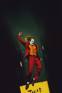 Joker Vigil Over The City (540x960) Resolution Wallpaper