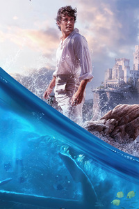 Jonah Hauer King As Prince Eric In The Little Mermaid Movie (240x400) Resolution Wallpaper