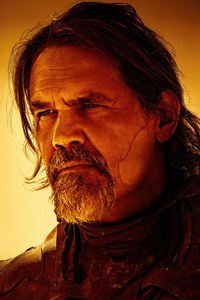 Josh Brolin As Gurney Halleck In Dune 2 (640x960) Resolution Wallpaper