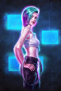 Judy Alvarez Cyberpunk 2077 Fanart 4k