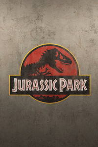 Jurassic Park Logo 5k (640x1136) Resolution Wallpaper
