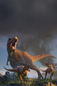 Jurassic World Evolution (240x400) Resolution Wallpaper