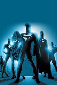 Justice League Artwork (640x960) Resolution Wallpaper