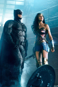 1242x2688 Justice League Batman Flash And Wonder Woman
