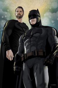 Justice League Batman Superman Artwork