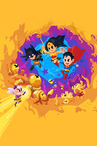 Justice League Luminous Legacy (640x1136) Resolution Wallpaper