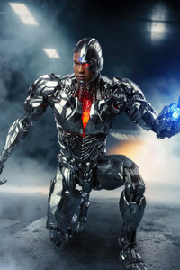 Justice League Powerhouse Cyborg (640x1136) Resolution Wallpaper