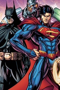 Justice League Superheroes Artwork 8k
