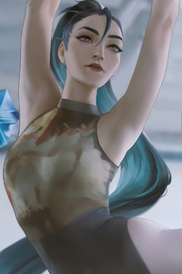 Kaisa Kda Ballerina Dance 4k (640x1136) Resolution Wallpaper