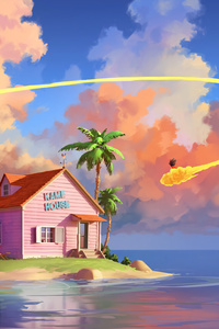 Kane House Dragon Ball 4k (480x800) Resolution Wallpaper