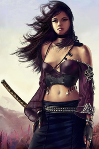 Katana Warrior Girl