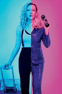 Kate McKinnon In The Spy Who Dumped Me 2018 Movie (480x854) Resolution Wallpaper