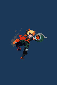 Katsuki Bakugo My Hero Academia (640x960) Resolution Wallpaper
