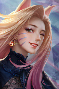 Kda Ahri Your Heart In My Hand (1440x2960) Resolution Wallpaper