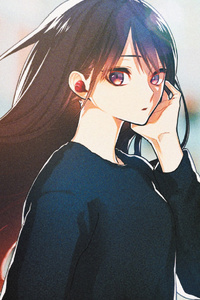 Kei Yonagi Anime Girl (640x960) Resolution Wallpaper