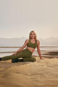 Khloe Kardashian X Fabletics 2025 (750x1334) Resolution Wallpaper