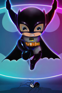 Kid Batman 4k (320x480) Resolution Wallpaper