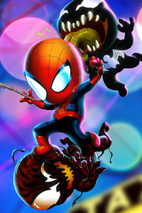 Kid Spider Man (1080x2280) Resolution Wallpaper