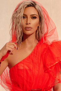 Kim Kardashian Vogue India 2018 Photoshoot (1280x2120) Resolution Wallpaper