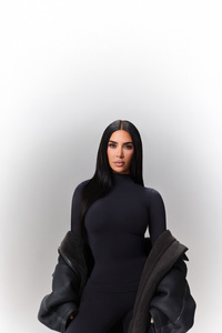 Kim Kardashian Wwd Magazine (320x568) Resolution Wallpaper