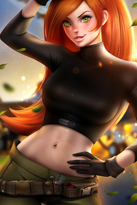 1080x1920 Kim Possible Classic Outfit
