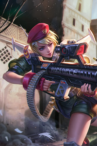 Kimmy Skin Charge Leader In Mobile Legends (360x640) Resolution Wallpaper