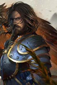King Llane Wrynn Warcraft (240x400) Resolution Wallpaper
