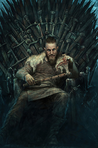 King Ragnar 4k (2160x3840) Resolution Wallpaper