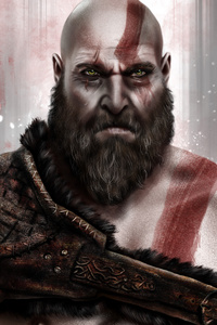 720x1280 Kratos God Of War 8k