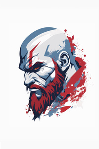 Kratos Minimal 5k (640x1136) Resolution Wallpaper