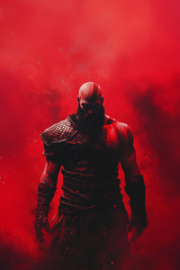 Kratos Saving The World (750x1334) Resolution Wallpaper