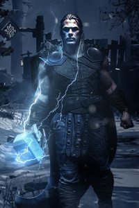 1440x2560 Kratos Vs Thor