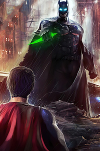 Kryptonian Batman (540x960) Resolution Wallpaper