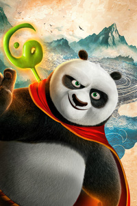 Kung Fu Panda 4 Poster (1440x2560) Resolution Wallpaper