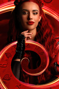 Kylie Cantrall As Red In Descendants The Rise Of Red 2024 (1080x2280) Resolution Wallpaper